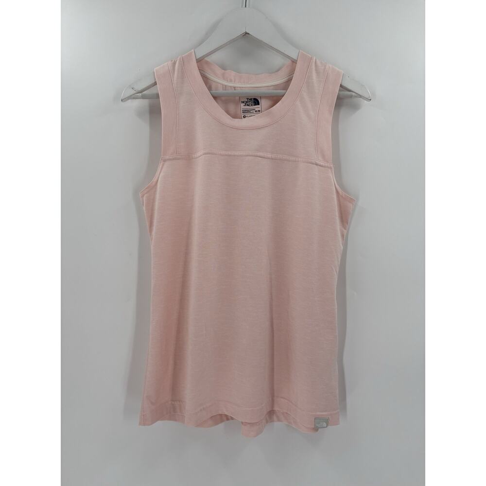 The North Face Tank Top Womens Medium Pink FlashDry Sleeveless Athletic Sheer